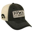 Adult Top Of The World Iowa Hawkeyes Patches Adjustable Cap, Men's, Black