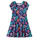 Girls 4-10 Jumping Beans&reg; Floral Skater Dress, Girl's, Size: 6x, Blue