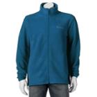 Men's Columbia Flattop Ridge Fleece Jacket, Size: Medium, Turquoise/blue (turq/aqua)