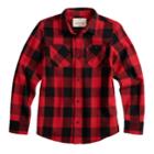 Boys 8-20 Urban Pipeline Plaid Button-down Flannel Shirt, Size: Medium, Med Red