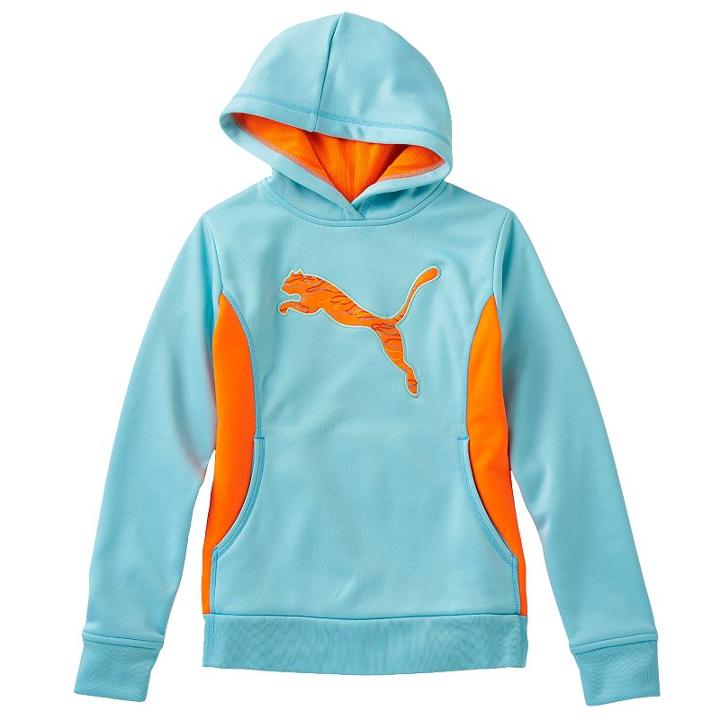 Girls 4-6x Puma Hoodie, Girl's, Size: 6x, Brt Blue
