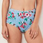 Women's Lc Lauren Conrad Beach Shop High-waisted Brief Bottoms, Size: Xs, Brt Blue