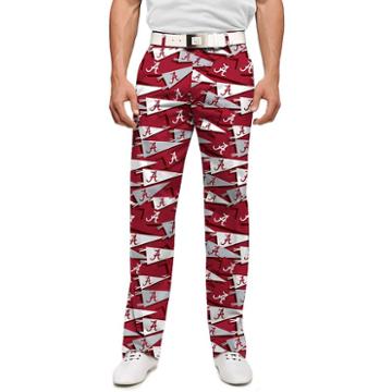 Men's Loudmouth Alabama Crimson Tide Golf Pants, Size: 34x30, Multicolor