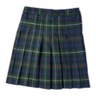 Girls 4-16 Chaps School Uniform Plaid Skirt, Girl's, Size: 6, Dark Green