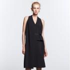 Women's Simply Vera Vera Wang Simply Noir Asymmetrical Dress, Size: Medium, Black