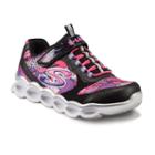 Skechers S Lights Lumi-luxe Girls' Light-up Shoes, Size: 1, Dark Beige