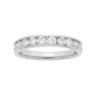 14k Gold 1 Carat T.w. Diamond Anniversary Ring, Women's, Size: 9, White