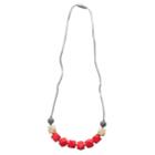 Itzy Ritzy Teething Happens Cube Bead Necklace, Infant Unisex, Multicolor