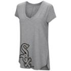 Women's Under Armour Chicago White Sox Pride Hem Graphic Tee, Size: Medium, Med Grey