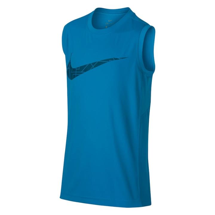 Boys 8-20 Nike Dri-fit Legacy Muscle Graphic Tee, Size: Large, Blue