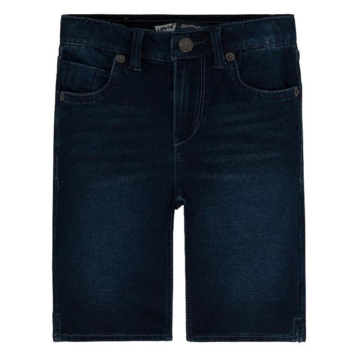 Girls 4-6x Levi's Faux-denim Knit Bermuda Shorts, Girl's, Size: 5, Brt Blue