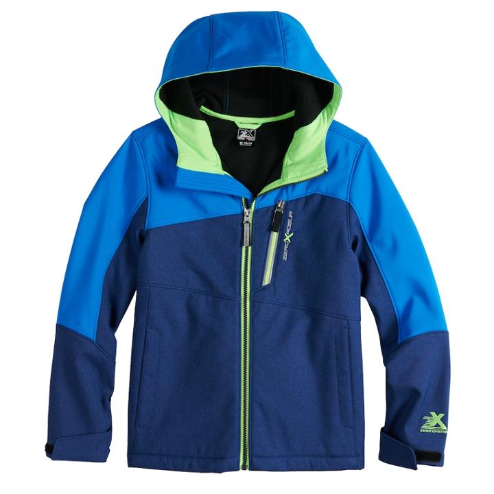 Boys 8-20 Zeroxposur Warrior Jacket, Size: Small, Dark Navy Heather