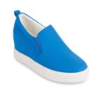 Wanted Women's Slip-on Sneaker Wedge Shoes, Size: 8, Blue (navy)