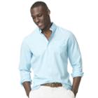 Men's Chaps Classic-fit Poplin Button-down Shirt, Size: Large, Blue