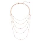 Bead Multi Strand Necklace, Women's, Pink
