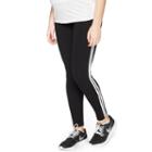 Maternity Oh Baby By Motherhood&trade; Secret Fit Belly&trade; Striped Active Leggings, Women's, Size: Xl, Black