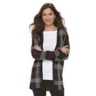 Women's Croft & Barrow&reg; Cardigan Sweater, Size: Medium, Oxford