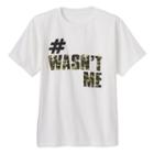 Boys 8-20 # Wasn't Me Tee, Boy's, Size: Xl, White