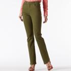 Petite Gloria Vanderbilt Amanda Classic Tapered Jeans, Women's, Size: 10 Petite, Dark Green