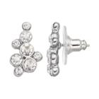 Simply Vera Vera Wang Round Stone Cluster Nickel Free Drop Earrings, Women's, Silver