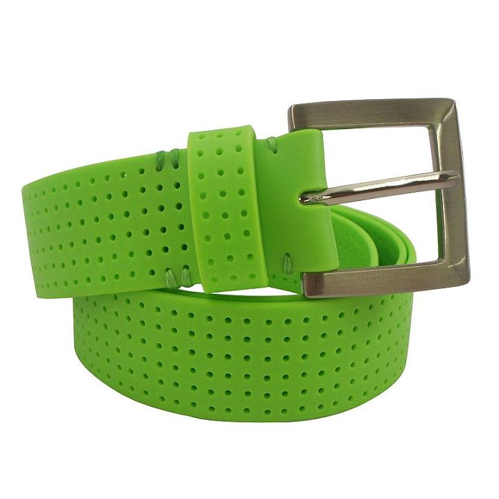 Men's Pga Tour Perforated Performance Golf Belt, Size: 36, Dark Green