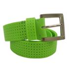 Men's Pga Tour Perforated Performance Golf Belt, Size: 36, Dark Green