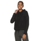 Women's Fila Sport&reg; Loop Terry Cowlneck Hoodie, Size: Large, Black