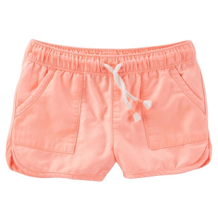 Girls 4-12 Oshkosh B'gosh&reg; Dolphin Shorts, Size: 8, Orange