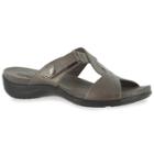 Easy Street Spark Women's Comfort Sandals, Size: Medium (6), Grey