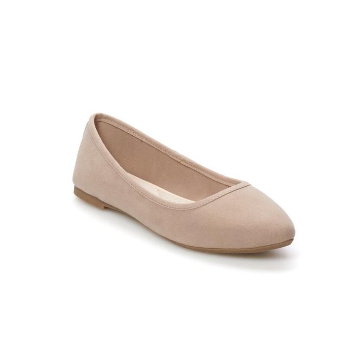 So&reg; Hitide Women's Pointed Toe Flats, Size: Medium (7), Brown