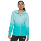 Women's Nike Sportswear Vintage Ombre Zip Up Hoodie, Size: Small, Turquoise/blue (turq/aqua)