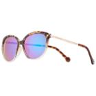 Converse 57mm Women's Round Sunglasses, Brown