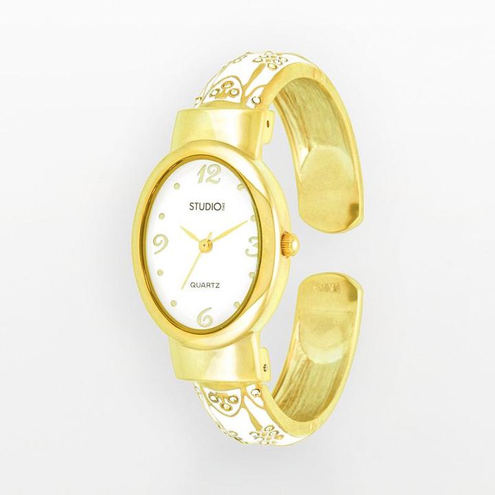 Studio Time Women's Cuff Watch, Size: Small, Multicolor