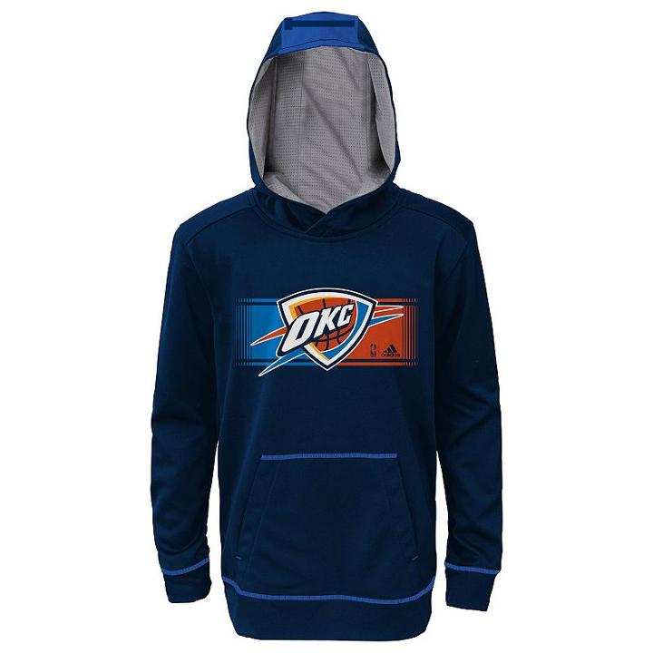 Boys 8-20 Adidas Oklahoma City Thunder Pullover Hoodie, Boy's, Size: Small, Multicolor