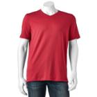 Men's Hemisphere Classic-fit Performance V-neck Tee, Size: Xl, Dark Red