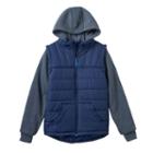 Boys 8-20 Pacific Trail Quilted Vest Hoodie, Boy's, Size: Medium, Blue Other