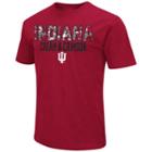 Men's Campus Heritage Indiana Hoosiers Camo Wordmark Tee, Size: Medium, Dark Red