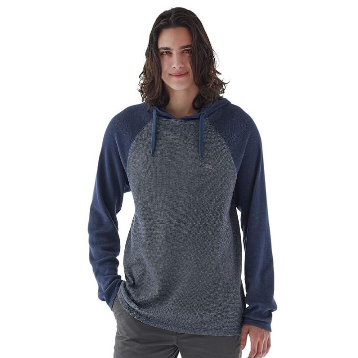 Men's Vans Raglan Hoodie, Size: Medium, Dark Blue