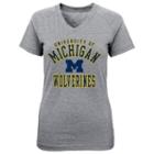 Girls 7-16 Michigan Wolverines University Stack Tee, Size: Xl(16), Multicolor