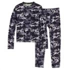 Boys 4-18 Cuddl Duds Printed Climatesmart 2-piece Baselayer Set, Size: 8-10, Oxford