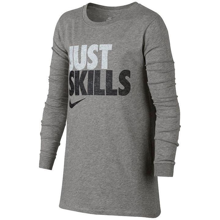 Boys 8-20 Nike Just Skills Tee, Size: Xl, Grey Other