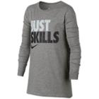 Boys 8-20 Nike Just Skills Tee, Size: Xl, Grey Other