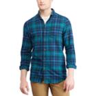 Big & Tall Chaps Regular-fit Performance Flannel Button-down Shirt, Men's, Size: Xxl Tall, Green