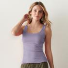 Women's Sonoma Goods For Life&trade; Everyday Solid Tank, Size: Medium, Med Purple