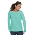 Juniors' So&reg; Lace-up Sleeve Sweater, Teens, Size: Medium, Purple
