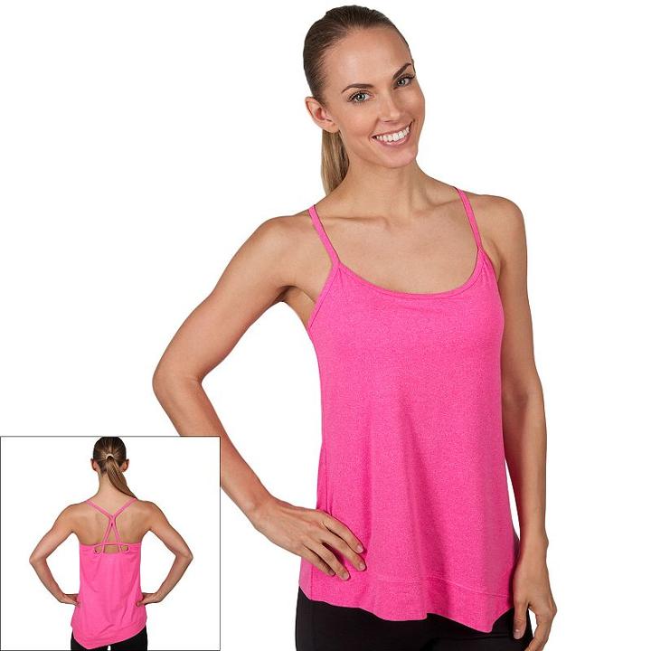 Women's Jockey Sport Transpire Workout Tank, Size: Xl, Brt Red