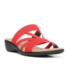 Lifestride Tanner Women's Wedge Sandals, Size: 7 Wide, Orange