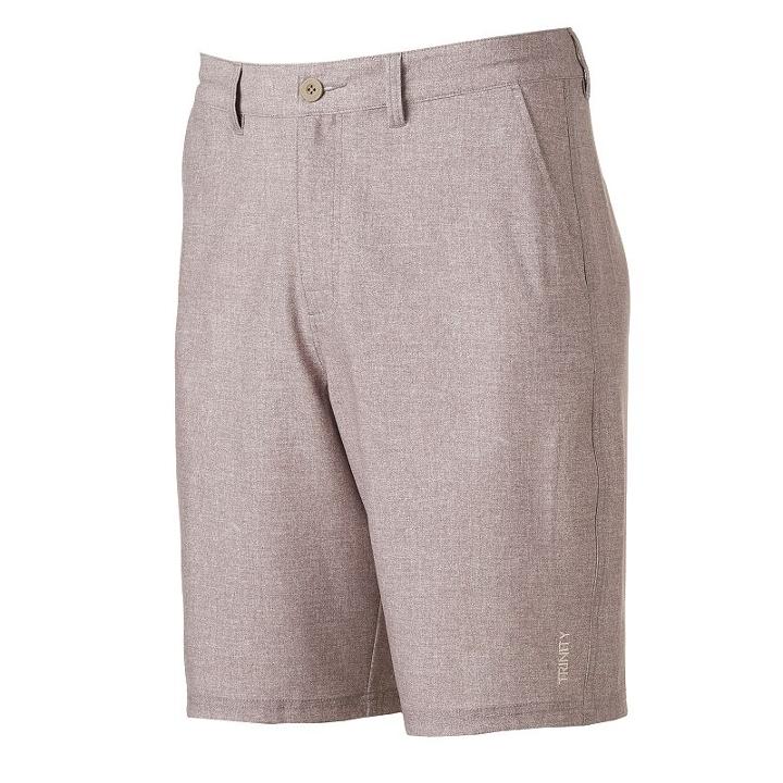 Men's Trinity Collective Hybrid Shorts, Size: 36, Lt Brown