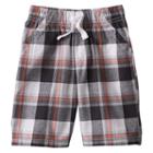 Boys 4-7x Jumping Beans&reg; Plaid Shorts, Boy's, Size: 7x, Dark Grey