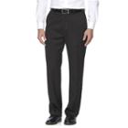 Men's Croft & Barrow&reg; True Comfort Stretch Classic-fit Flat-front Suit Pants, Size: 34x32, Black